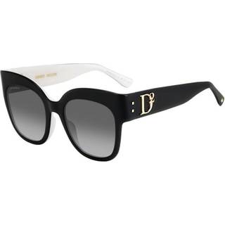 Dsquared2 D2 0097/S 80S/9O 53 Solbriller Kvinder Black - Black White - 53mm