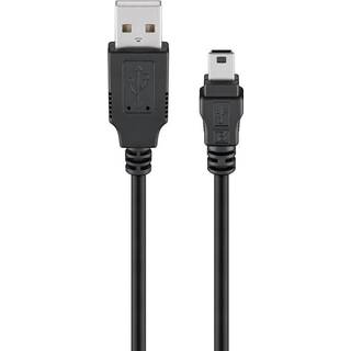 USB 2.0 kabel (USB A Mini B/5p) | 5 meter | PRIS-MATCH
