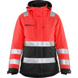Blåkläder 4872 Dame High Vis Vinterjakke / Dame High Vis Vinterjakke - L - High Vis Rød/Sort