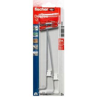 Fischer 542801 Vedhæftet fil til disk uden skrue, Ø6/12 mm, K NV, 2-pak
