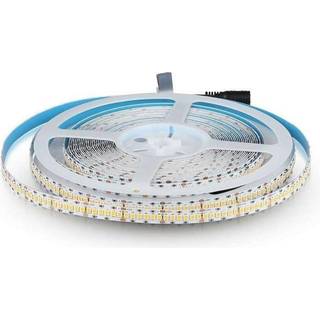 V-Tac 18W/m LED strip RA95 - Samsung LED chips, 10m, 24V, IP20, 240 LED pr. meter - Kulør : Neutral
