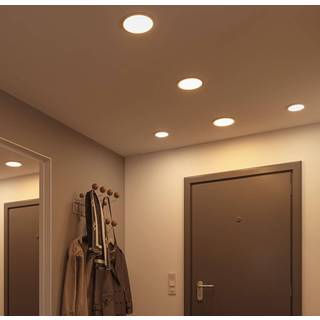 Paulmann LED-panel Areo 4.000K rund krom 11,8cm