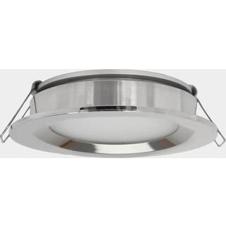 Loftlampe Casolux Maria Downlight, indbygget, aluminium, grå, LED, 10 - 32 V, 2 W, lille, med hvidt skær