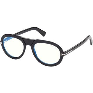 Tom Ford FT5756-B Blue-Light Block 001 53 Briller Mænd Black - Shiny Black - 53mm