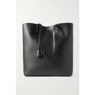 Saint Laurent Shopping N/S leather tote bag - black - One Size