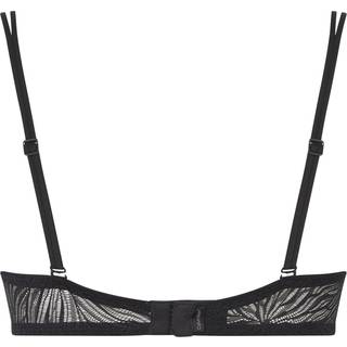 Sheer Marquisette Lace Demi-Plunge Bras