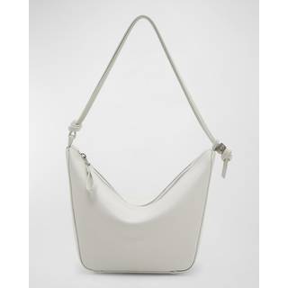 Loewe Hammock Mini leather shoulder bag - white - One Size