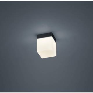Helestra Keto LED-loftlampe, terning, sort