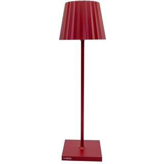 Sompex TROLL 2.0 Tischleuchte Rot Aluminium mit Akku dimmbar Outdoor 38 cm