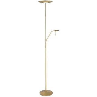 Zodiac LED-uplight med LED-læselampe, messing