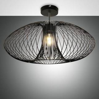 Fassa loftlampe, sort, Ø 60 cm, metal