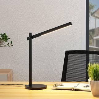 Lindby LED-skrivebordslampe Loretta, 43 cm, sort, CCT