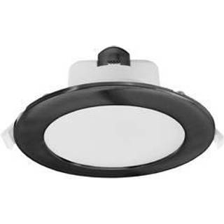 Indbygget loftlampe med LED Acrux, Ø 15 cm, sort, CCT