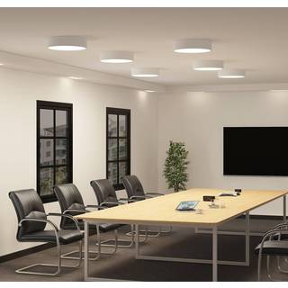 Arcchio LED-loftlampe Noabelle, Ø 40 cm, hvid, metal
