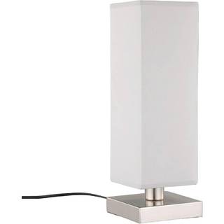Julina - tekstil-natbordslampe i grå