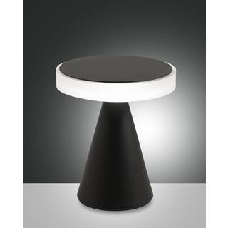 Neutra LED-bordlampe, højde 27 cm, sort, touchdæmper