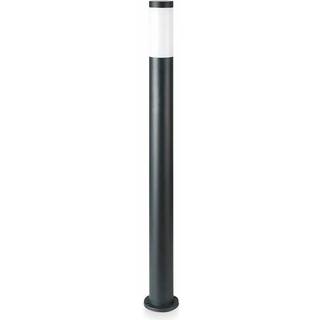 Pullertlampe E27 - Rustfrit Stål Hus (110 cm), Sort, IP44