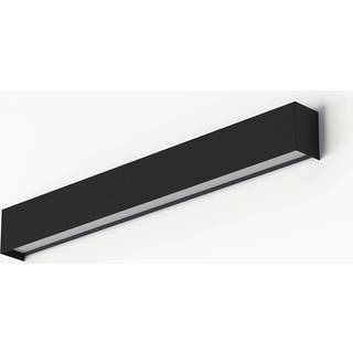 Væglampe Straight S, 62 cm, sort