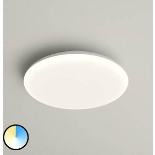 LED-loftlampe Azra, hvid, rund, IP54, Ø 25 cm