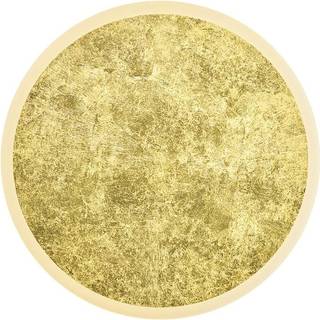 BANKAMP Luce elevata Button væglampe bladguld-look