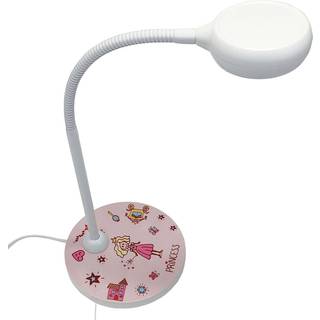 Prinsesse bordlampe med flexarm