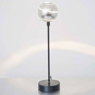 Dekorativ bordlampe KUGELBLITZ SILBER i jern