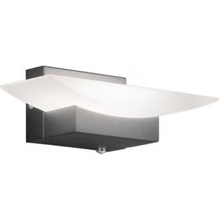 Bowl TW LED-væglampe, bredde 20 cm, sort