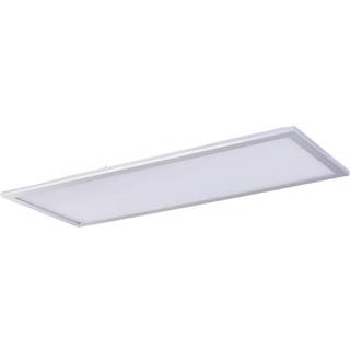 Lindby LED-panel Livel, 4000K, 80 cm x 30 cm, sølv, metal