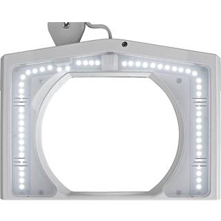 LED-forstørrelseslys MAULvitrum, hvid, klemme, metal