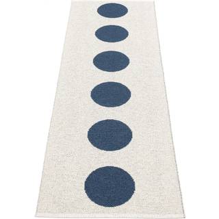 Pappelina, Vera tæppe 70x225 cm ocean blue / vanilla