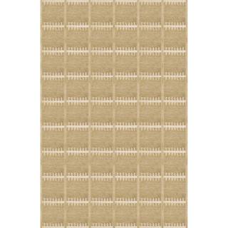 Layered Lilly gulvtæppe 250x350 Cm - Mønstrede tæpper Uld Mustard Yellow - SHLILM250350