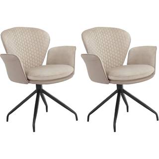 Spisestuestol 2 Pakke Taupe