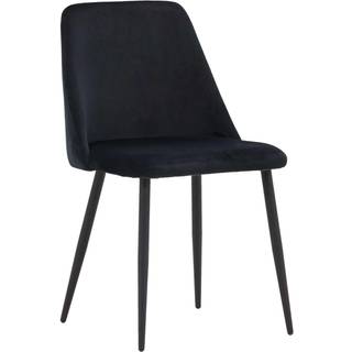 Night spisestuestol velour sort.