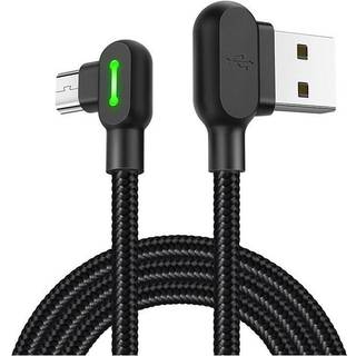 FORÅRSUDSALG - USB til Micro USB Kabel Mcdodo CA-5280 LED, 1,2m (Sort)