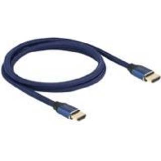 Ultra High Speed certificeret HDMI 2.1 kabel - 8K - Blå - 1 m