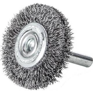 LESSMANN Rundbørste med skaft stål/bølget Ø70 x B16-18 mm (417143)