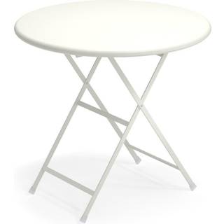EMU - Arc en Ciel Folding Round Table, Matt White - Haveborde - Hvid - Metal