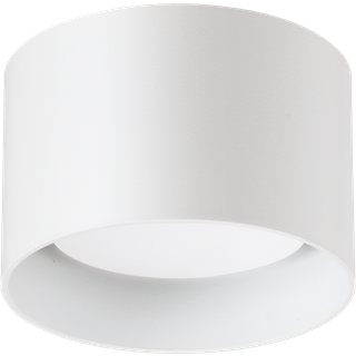 Ideal Lux downlight Spike Round, hvid, aluminium, Ø 10 cm