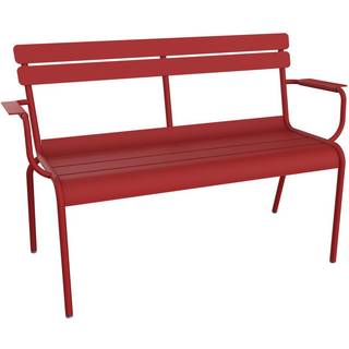 Fermob - Luxembourg 2-Seater Garden Bench - Chili - Havebænke - Frédéric Sofia