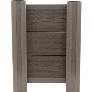 Komposit F&N-profil trælook Royal Verona hegnspakke 1 fag, 144,5 cm højde 211-654