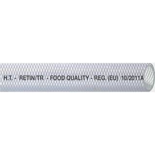Ferskvandsslange Hoses Technology RETIN/TR, polyesterarmeret-PVC, Food Quality, 50 mm (1 31/32"), 3 meter, transparent