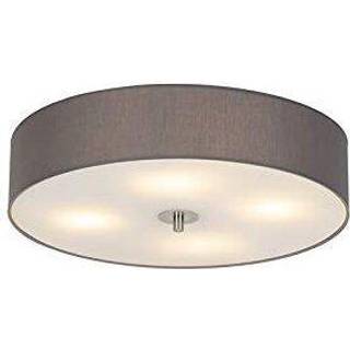 Rustik loftslampe grå 50 cm - Drum