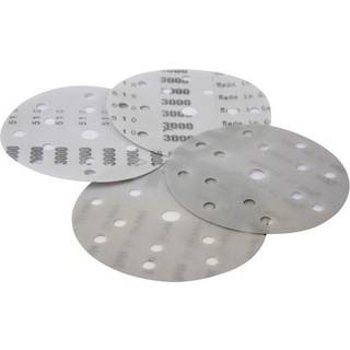 Sliberondeller 1852-Marine, Ø150 mm, 15 huller, P180, 50-pak