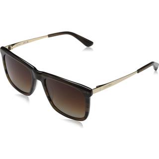 Calvin Klein Mand CK22536S 240 Solbriller Acetat Brun Brun Firkantet Skygge