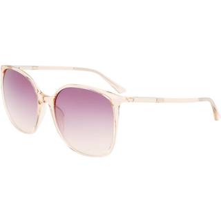 Calvin Klein Kvinde CK22521S 835 Solbriller Plast Fiskeri Rosa Firkantet Normal Skygge