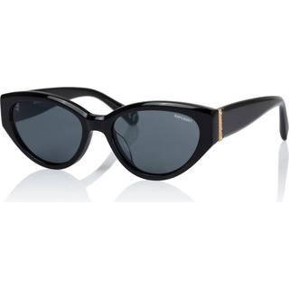 Superdry SDS 5013 104 52 Solbriller Kvinder Black - Shiny Black - 52mm