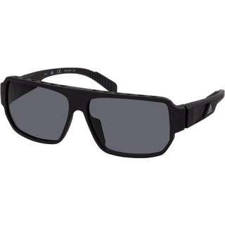 Adidas Sport Mand SP0038 02A Solbriller Injiceret Sort-opaque Røg Firkantet Normal