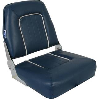 Foldbar bådstol ESM Standard, 48 x 42 x 38 cm, marineblå med lysegrå detaljer