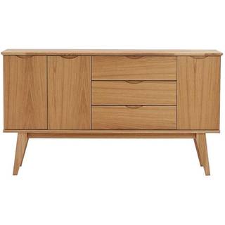 Rowico Filippa skænk i egetræ og egetræsfinér H85 x B122 cm - White wash