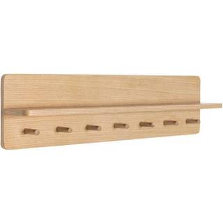 Hübsch Knager med hylde i egetræ - Natur - 80cm x 12cm x 20cm - Billie